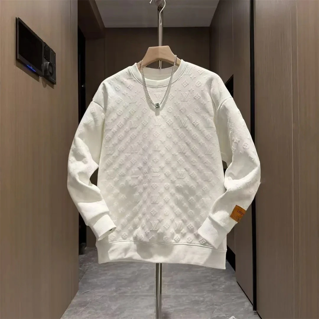 （加绒）潮牌刺绣痞帅时尚休闲男士卫衣