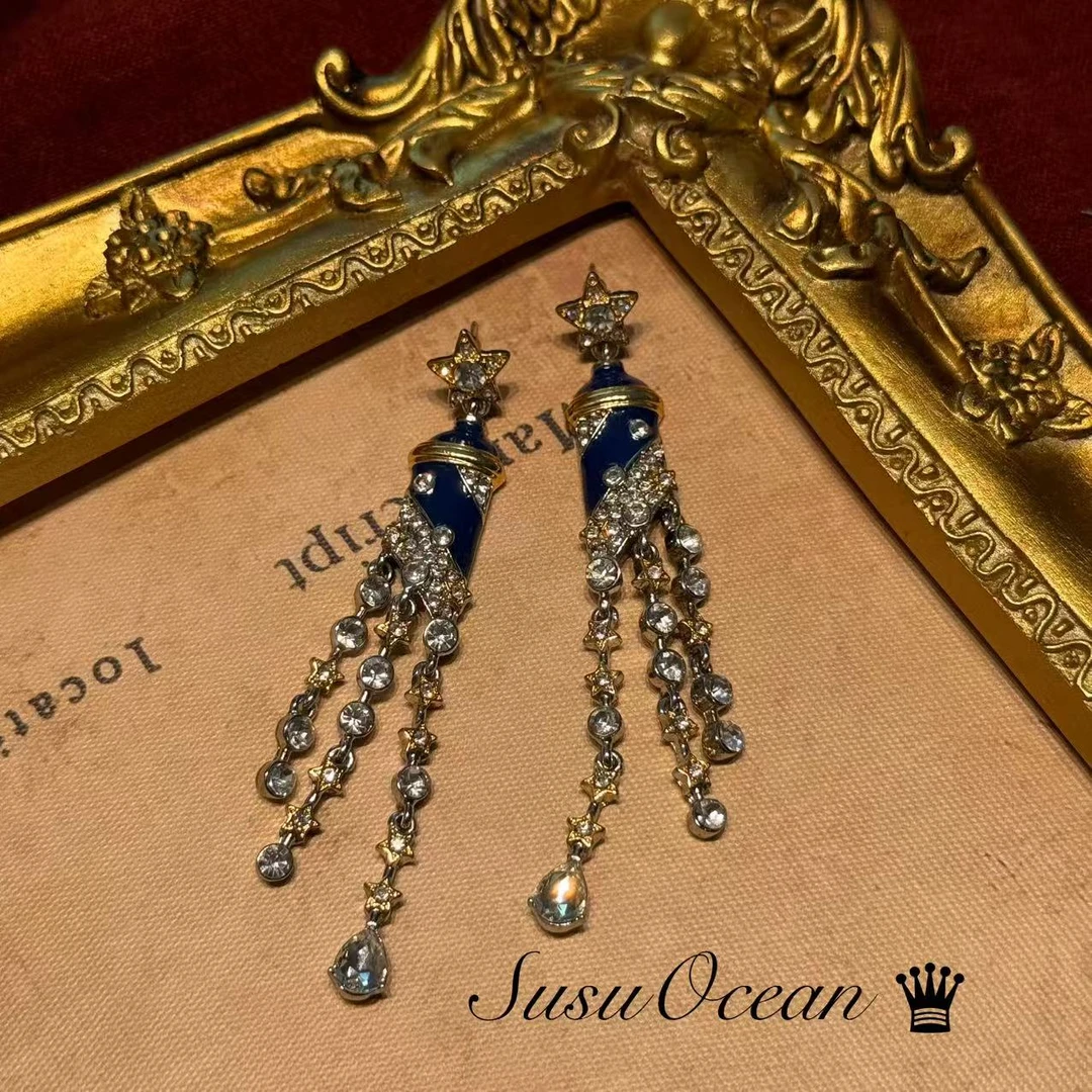 铜合金仿水晶耳饰 【1296】经典珍藏SusuOcean1.