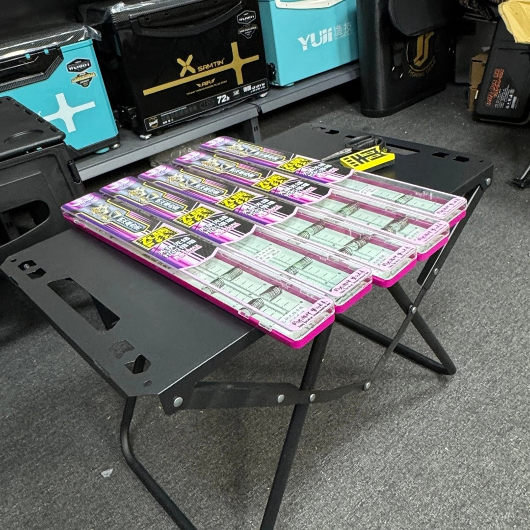 钓鱼子线折叠桌子户外便携露营塑料小桌子简易桌子野餐装备用品