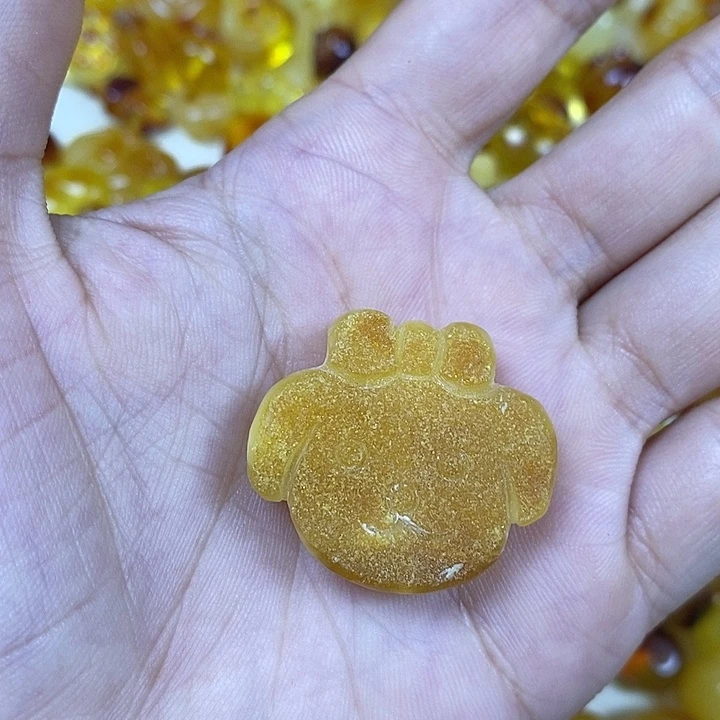吊坠橄榄核原皮大狗头119