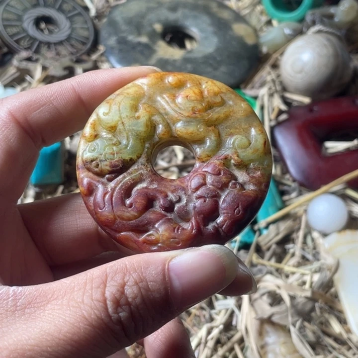 和田玉未镶嵌吊坠(不含链)