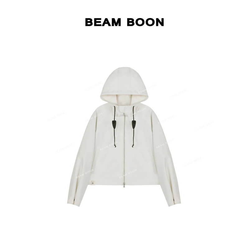 Beam Boon |【帕拉图】硬核防风防晒户外舒柔特撞色连帽冲锋衣外套
