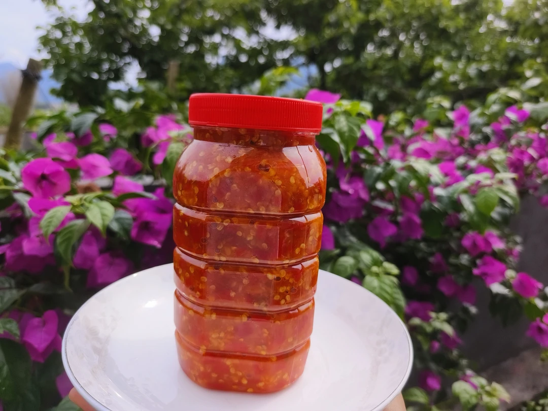 农家辣椒酱 古法制作 香味浓郁