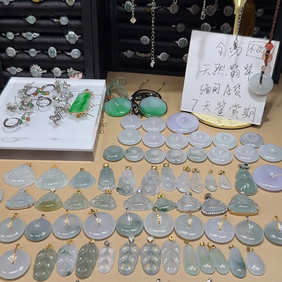 翡翠银S925镶嵌戒指