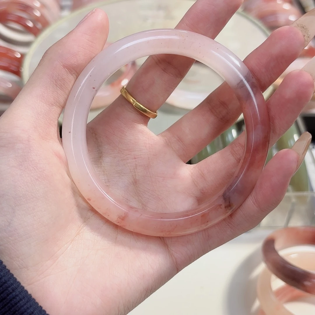 石英质玉手镯未镶嵌秋**枫