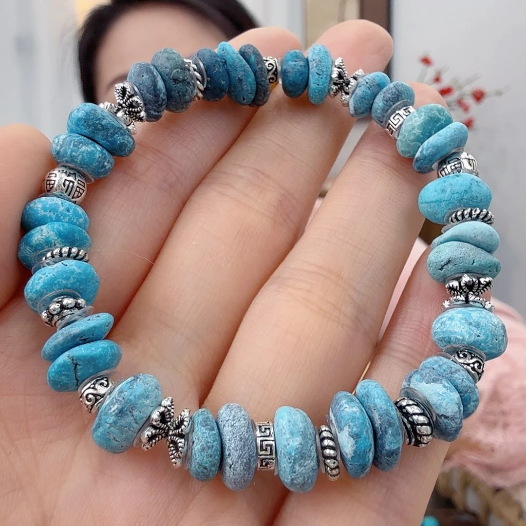 绿松石银S925镶嵌珠宝奇石