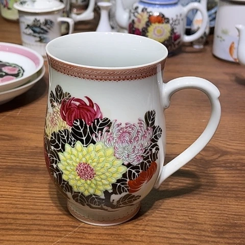 摆件景德镇陶瓷茶杯茶杯茶杯杯碗