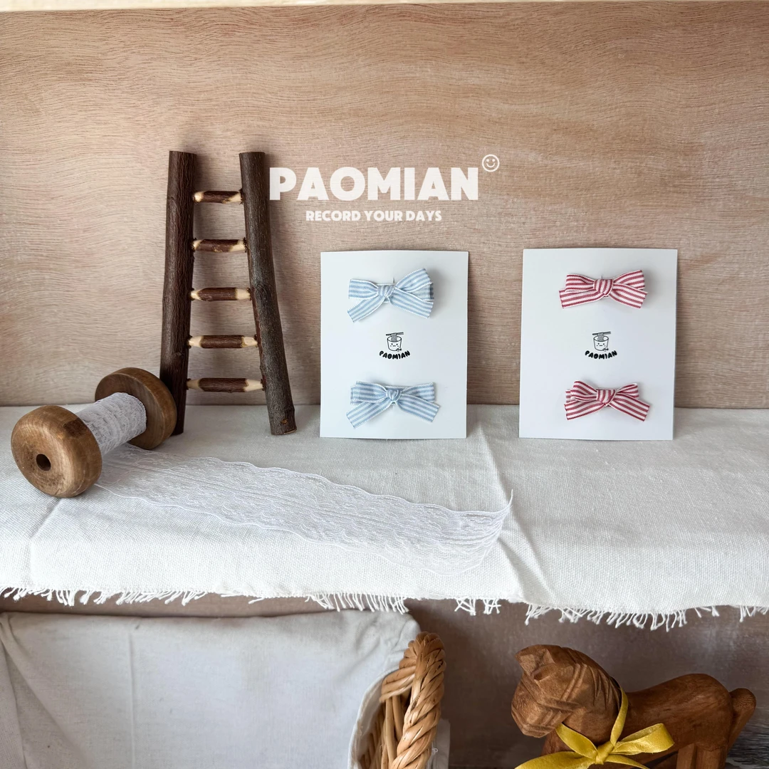 千鸟格全包3.5鸭嘴夹-手工头饰发卡发饰百搭气质金色精美可爱百搭