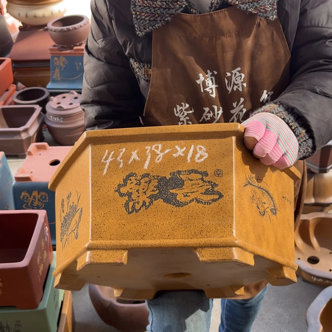 紫砂花盆盆景艺术