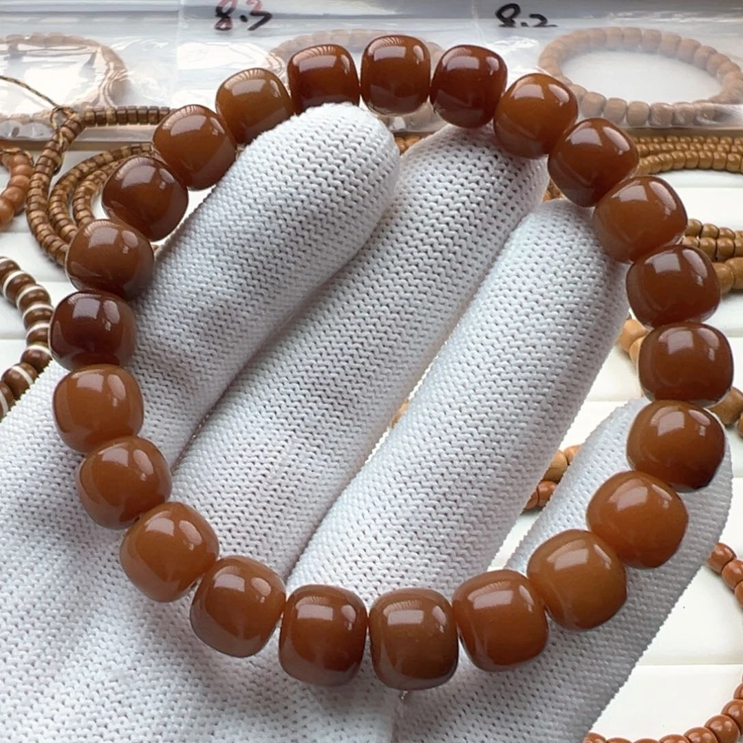 菩提根/象牙果手串10风化菩提根