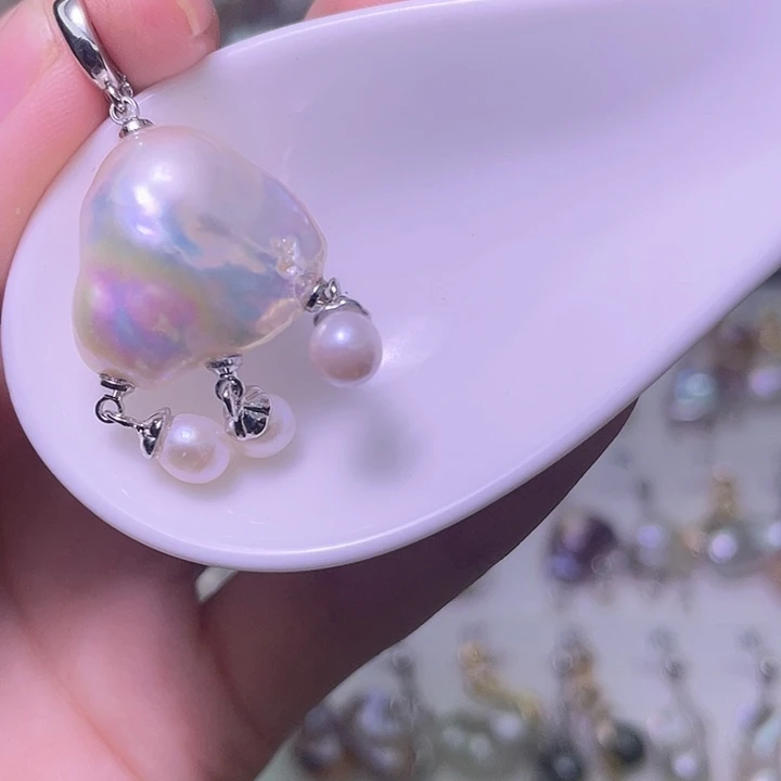 颈饰合金淡水珍珠11