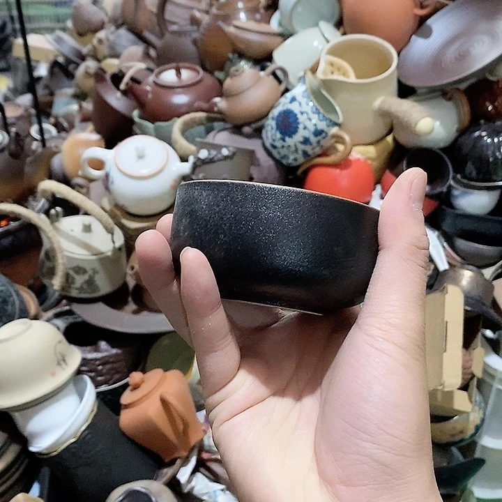 瓷片荷花的小尾巴都要