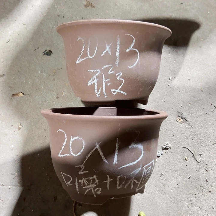 紫砂花盆宜兴紫砂花盆源头2只