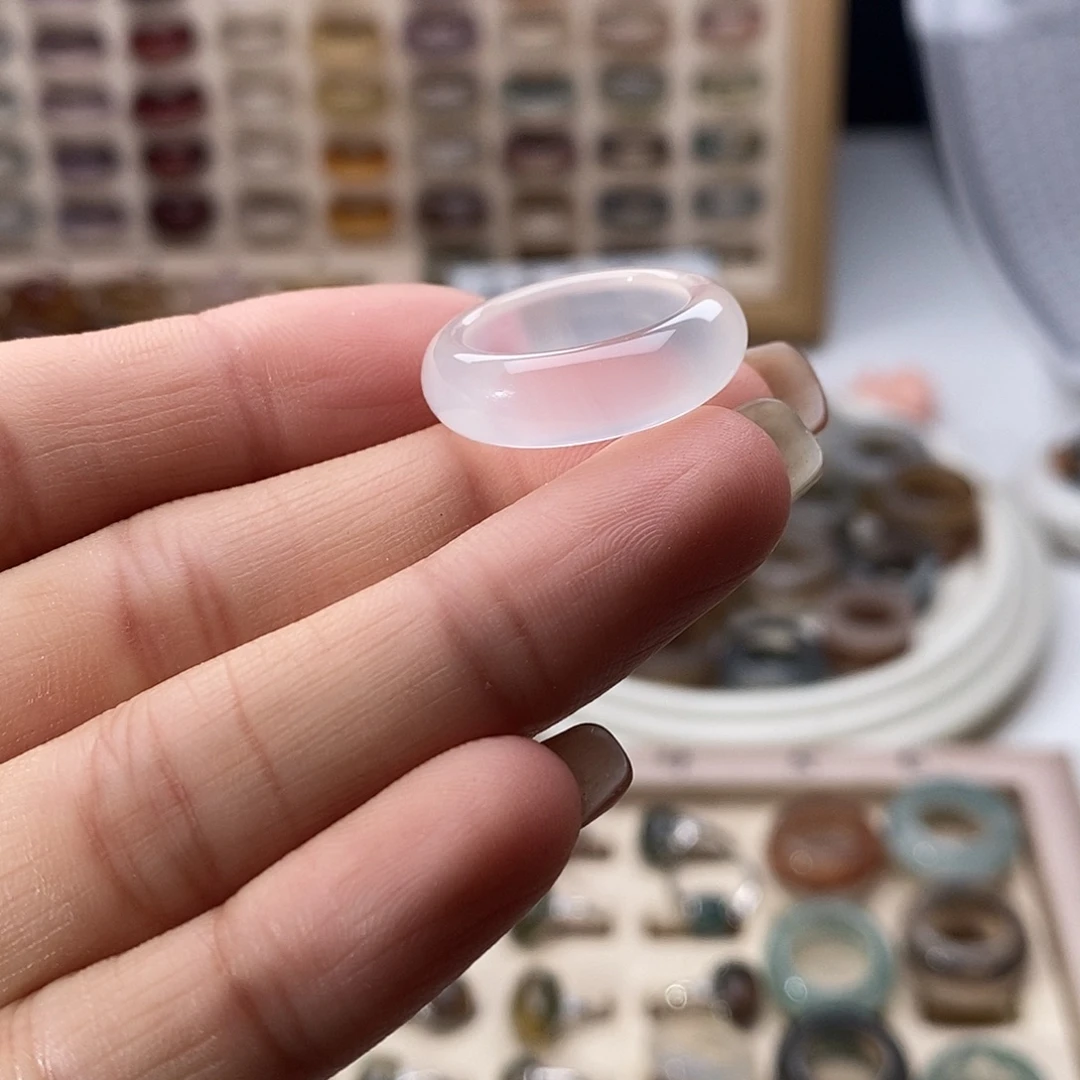 未镶嵌戒指玛瑙/玉髓A36不退换港12