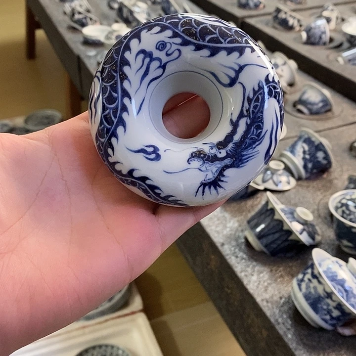 元青花龙纹甜甜圈