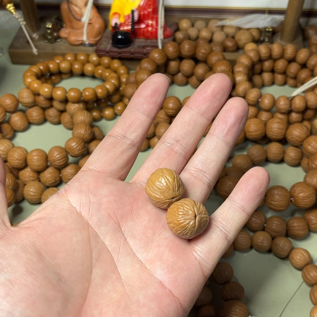 猴头核桃手串雪**碧聚宝盆21三通