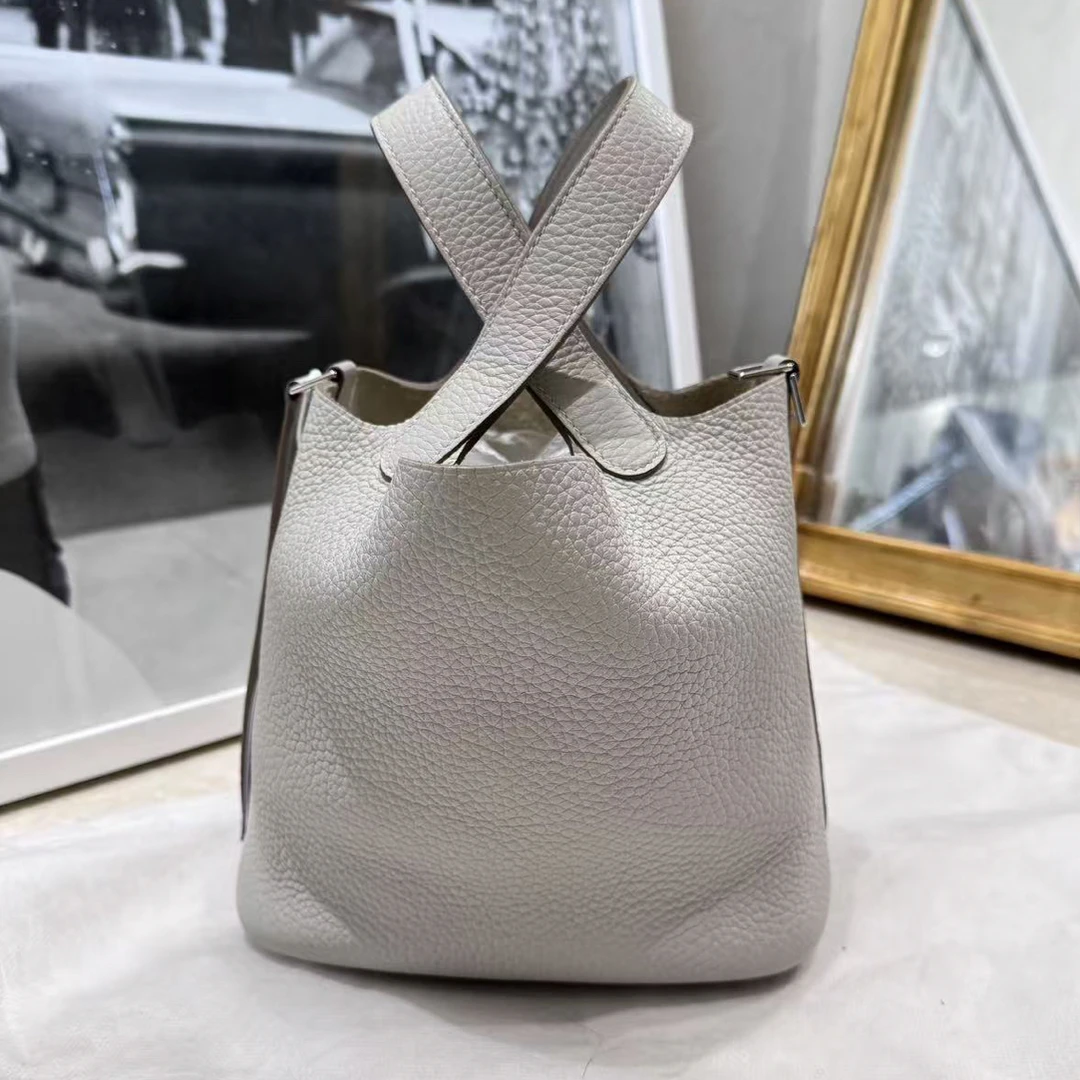 99新 Hermes/爱马仕 22年全套冰川白 18底爱马仕/手提包/1269