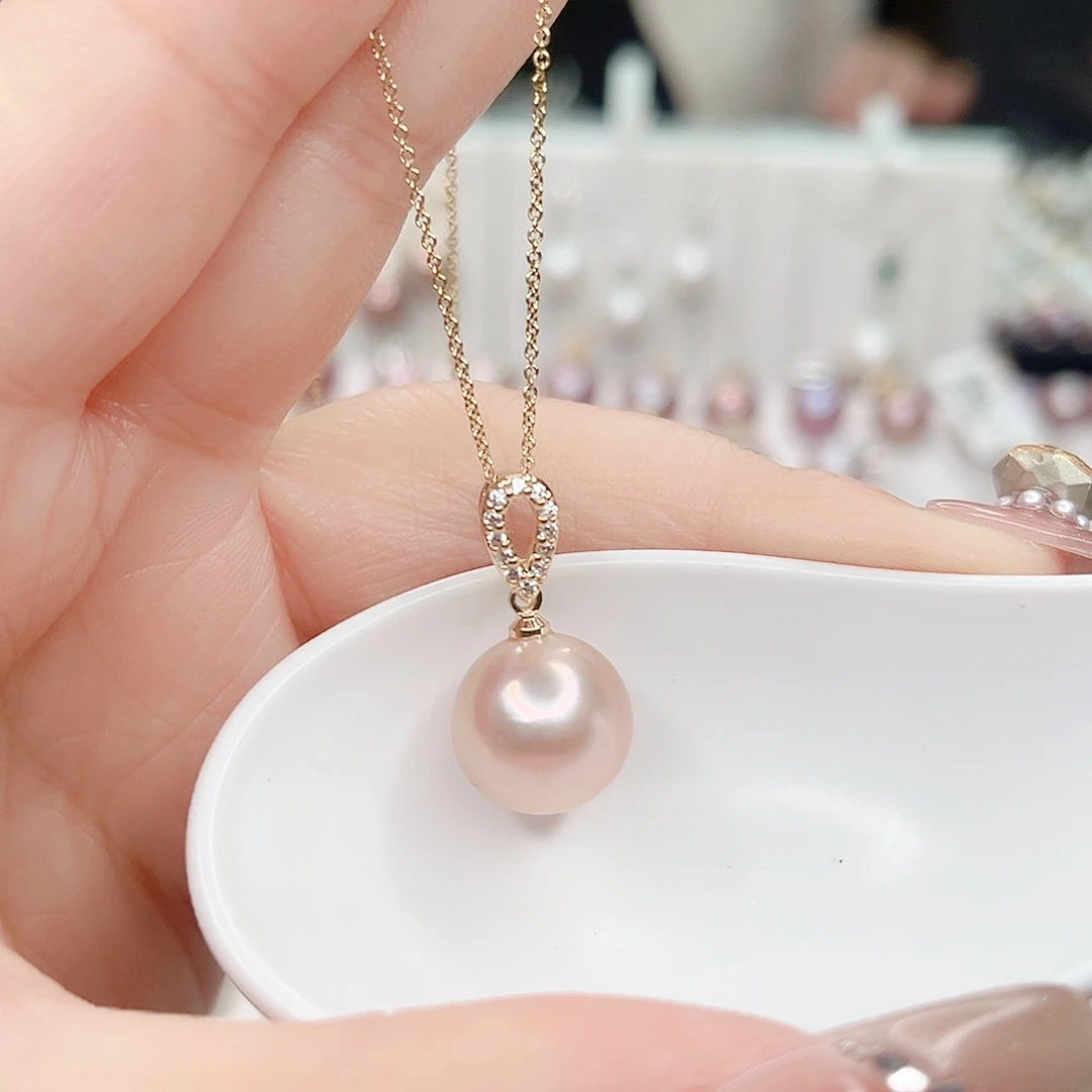 淡水珍珠吊坠(赠链)合金