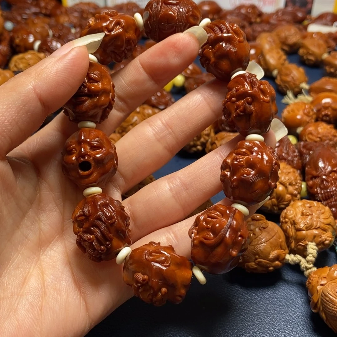 岑***许橄榄核手串/手链回血罗汉