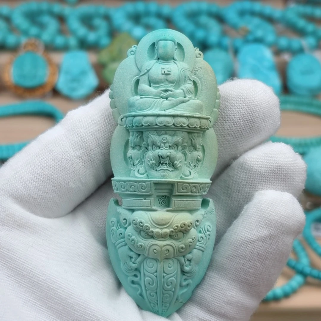 绿松石未镶嵌珠宝奇石