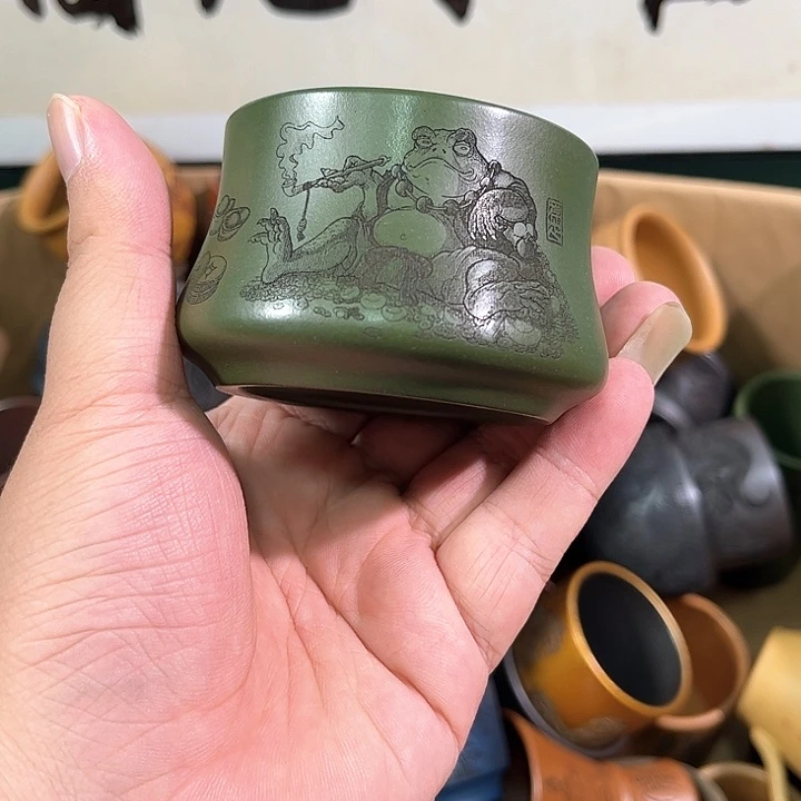茶杯紫砂全手工紫砂主人杯