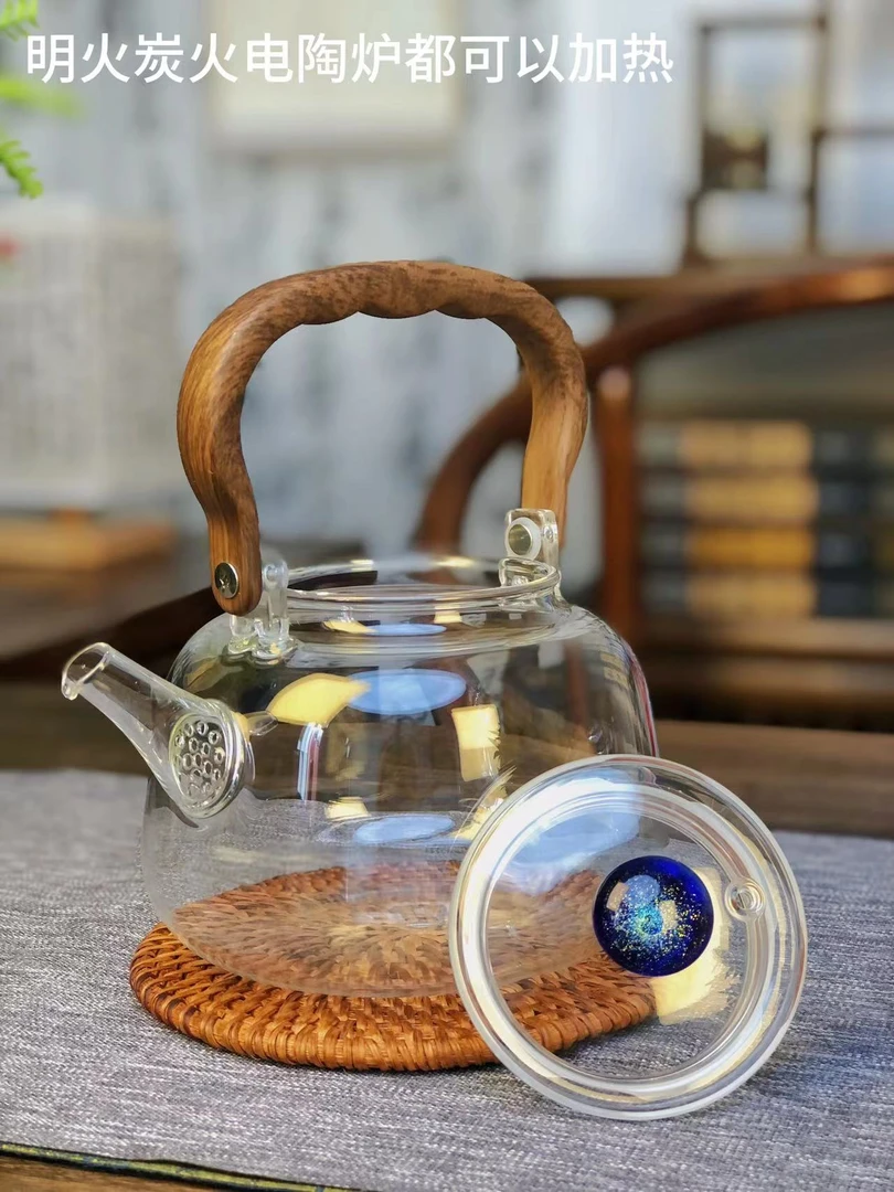 （展会福利）白星空五代壶高硼硅玻璃耐高温
