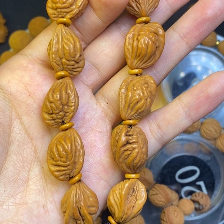 吊坠文玩核桃秦岭龙纹桃核22