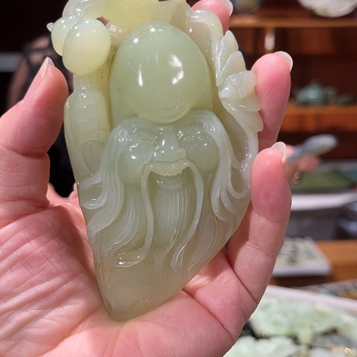 未镶嵌岫玉毛衣链