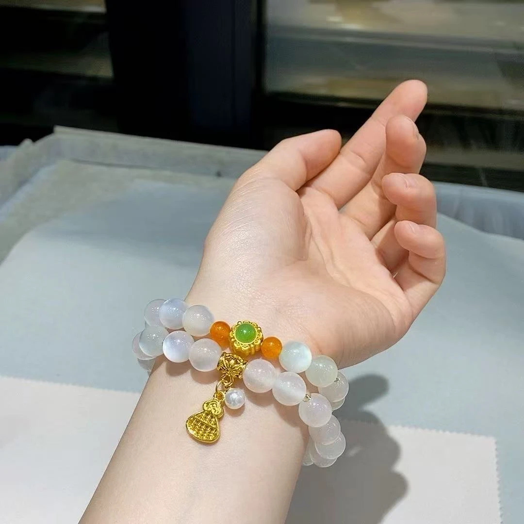 七彩海云母双圈无礼盒482
