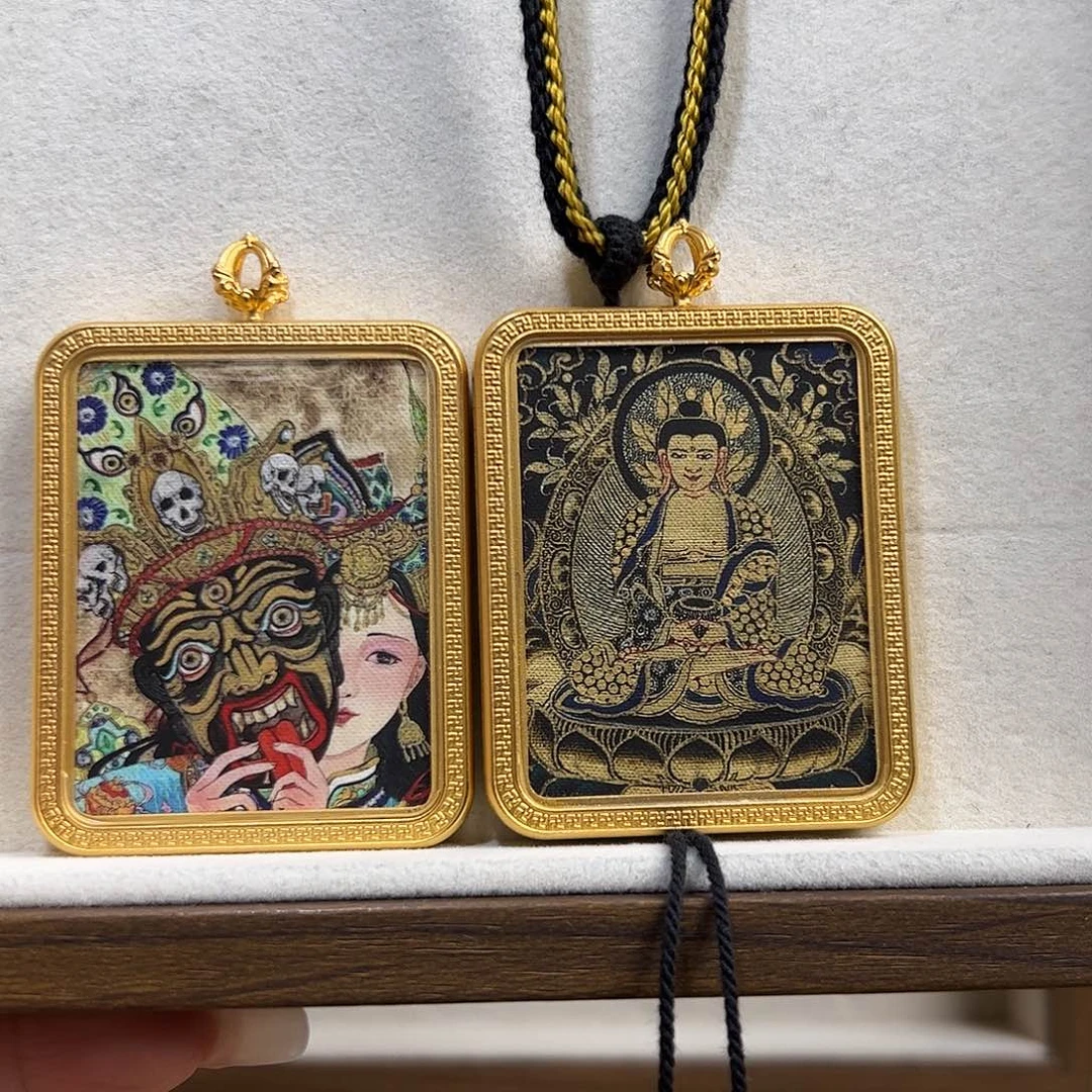 脸***吊坠双面定制阿弥扎吉拉姆