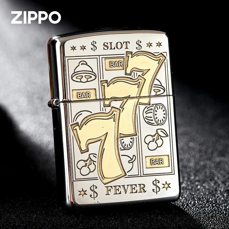 ZIPPO/之宝打火机精雕幸运777原装正品煤油防风送礼男士礼物-DYJ1