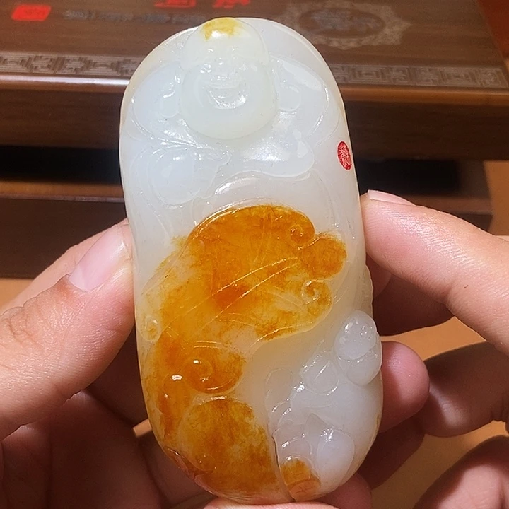 和田玉未镶嵌颈饰HX
