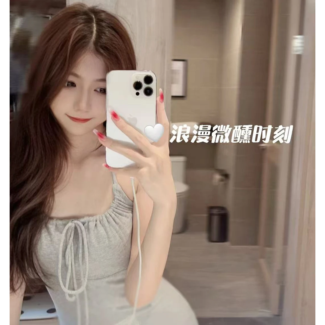 【古典美神】法式轻奢撒银秋冬蕾丝镂空透视吊带裙家居服套装