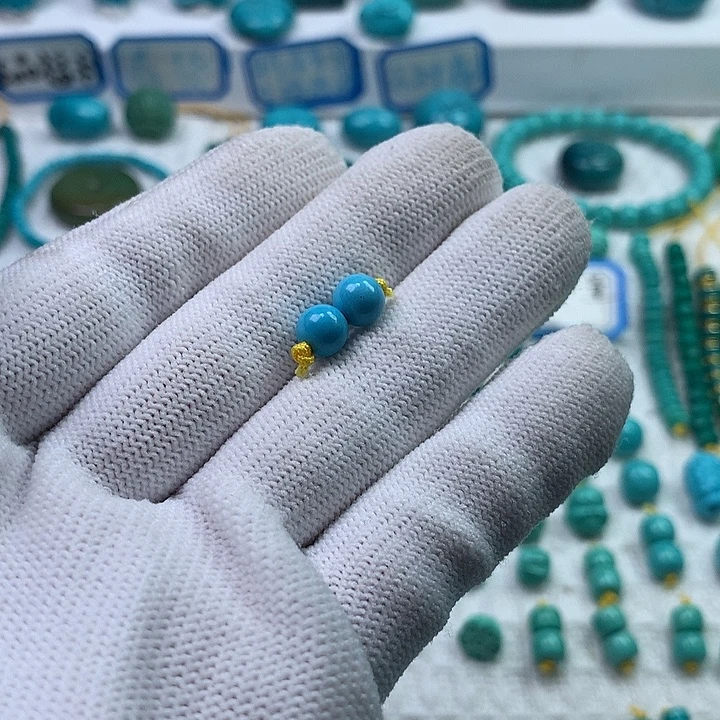 圆珠蓝色6尺寸福利