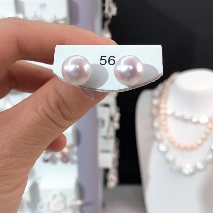 淡水珍珠项链银S925镶嵌小**?