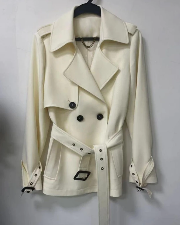 【南油玲姐】米杏色新款外套52326