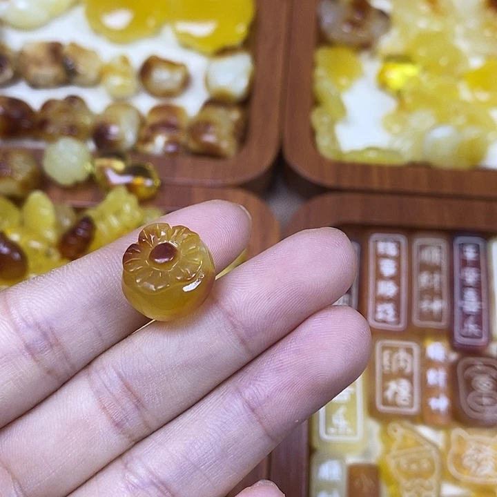 吊坠橄榄核柿子59