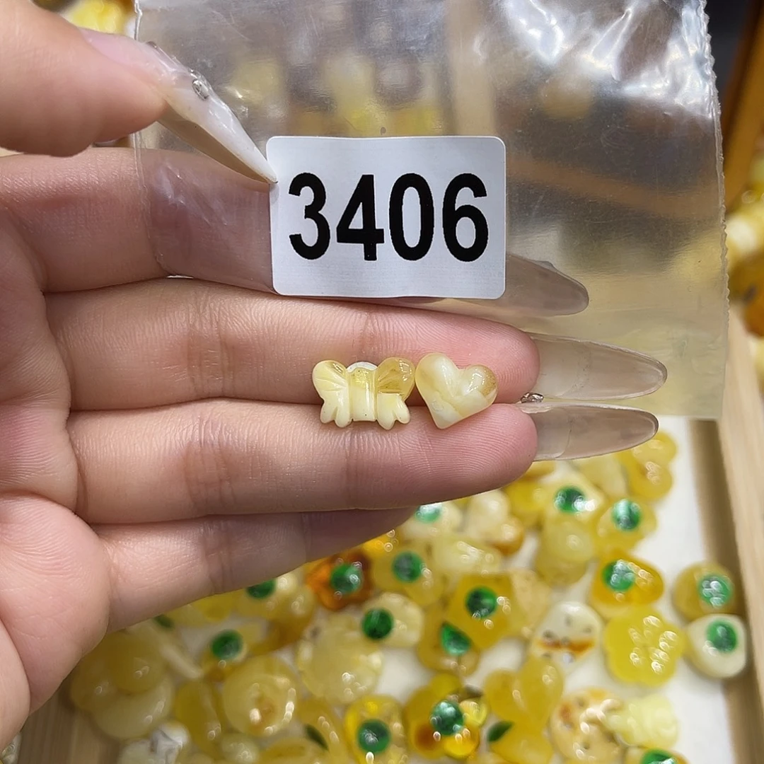 琥珀未镶嵌珠宝奇石