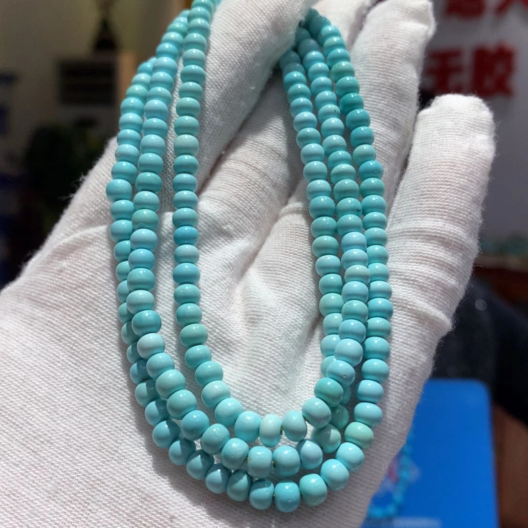 未镶嵌绿松石长链