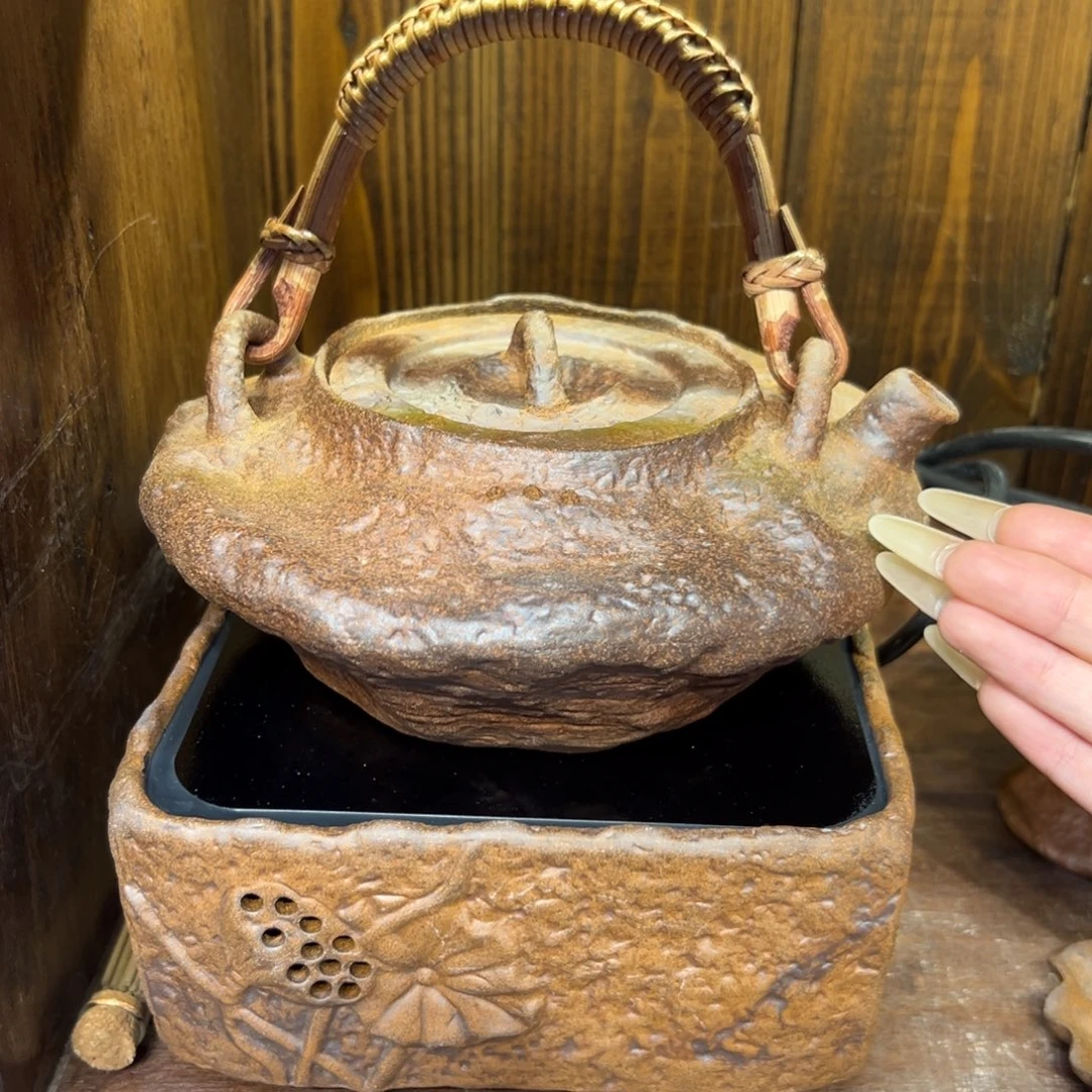 老岩泥裸烧茶壶茶器