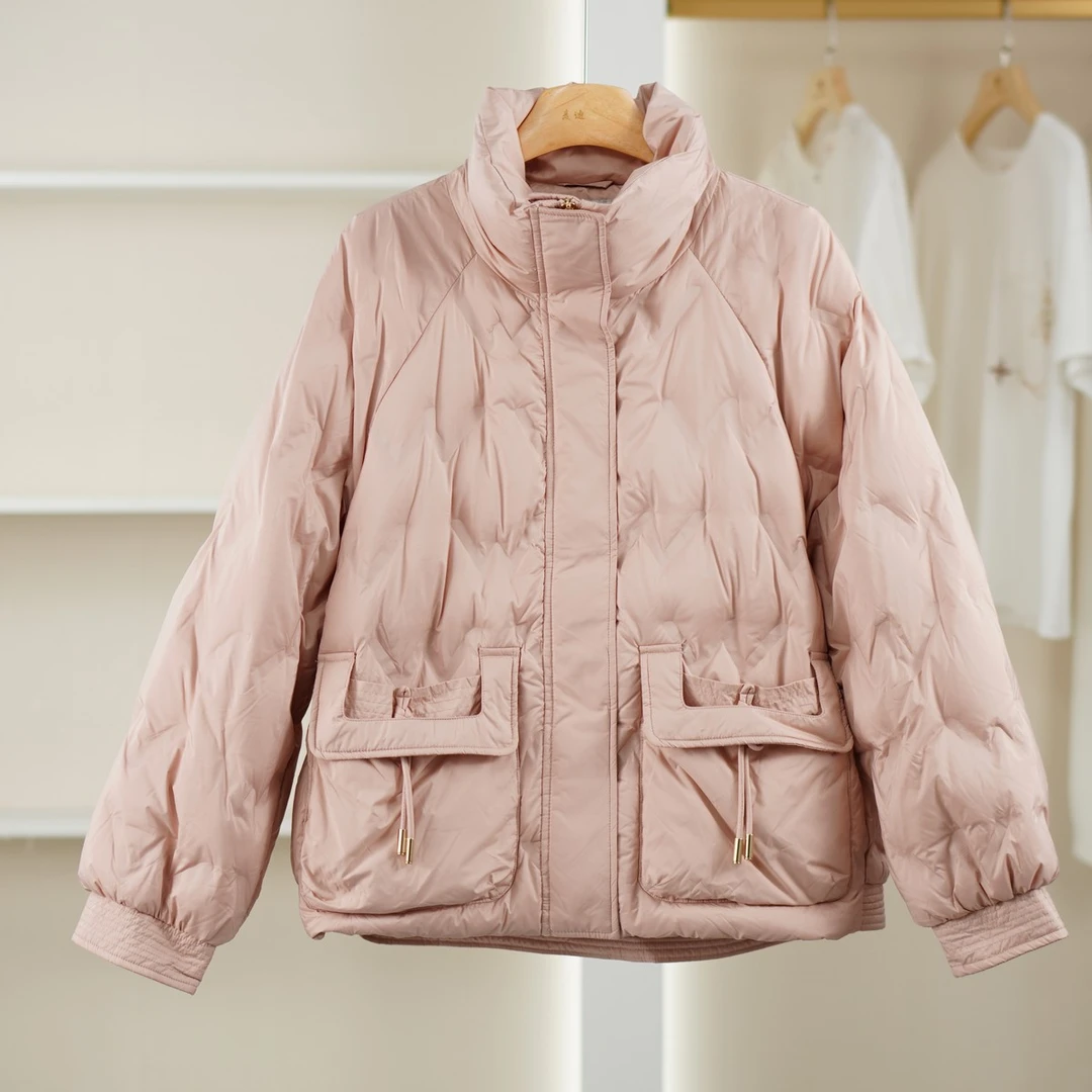 麦迪尚品【DS】50604406 简约时尚短款羽绒服冬季女装专柜撤柜