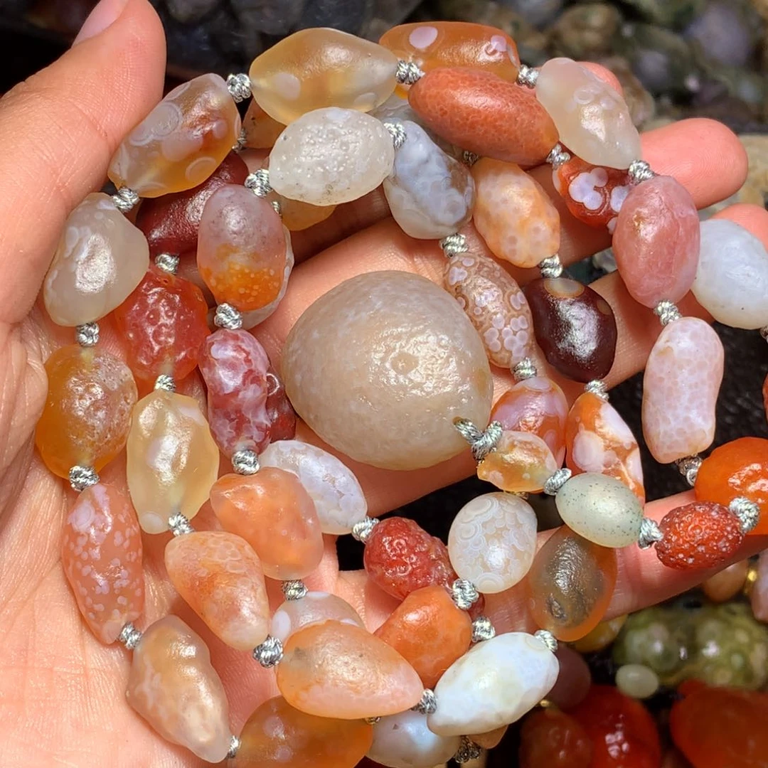 未镶嵌玛瑙/玉髓珠宝半成品