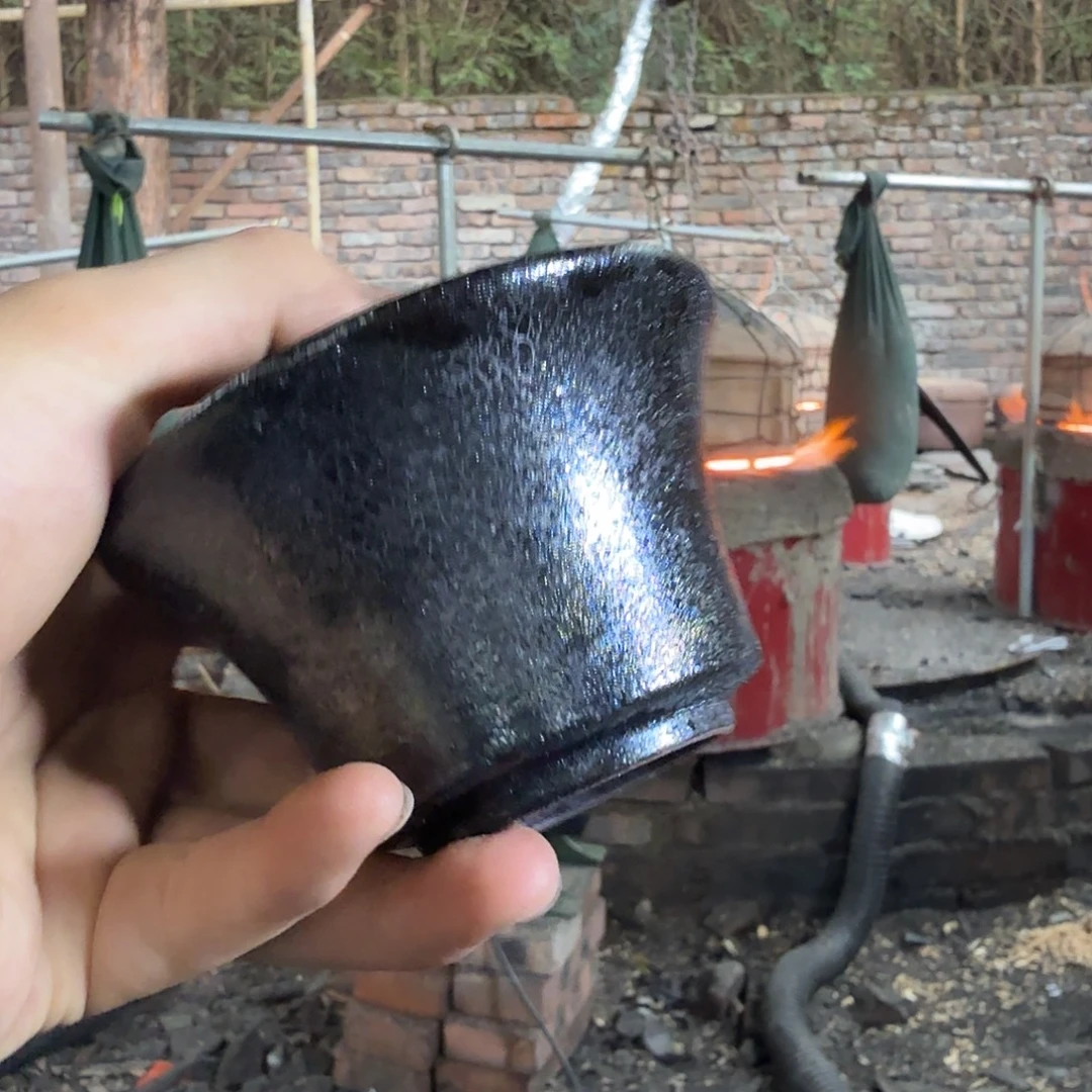 拼***生全手工制作精品马蹄盖碗48