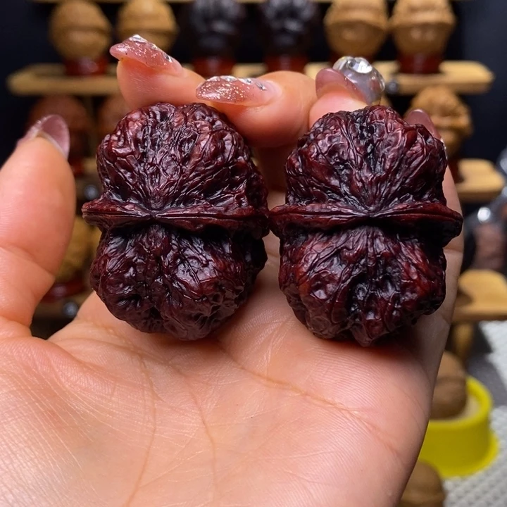 文玩核桃把件方天画蟾66