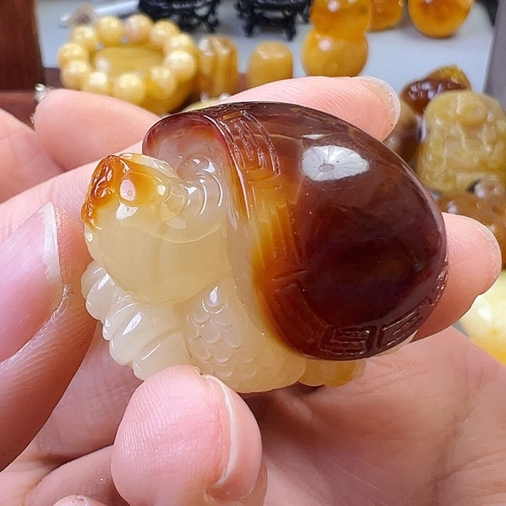 蜜蜡颈饰未镶嵌mi la