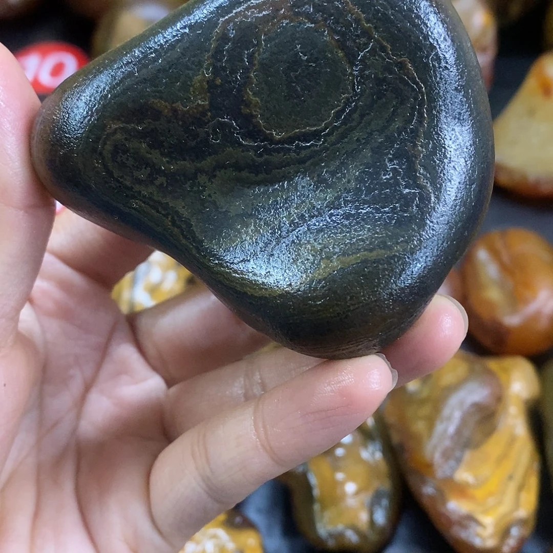 玛瑙/玉髓未镶嵌手把件