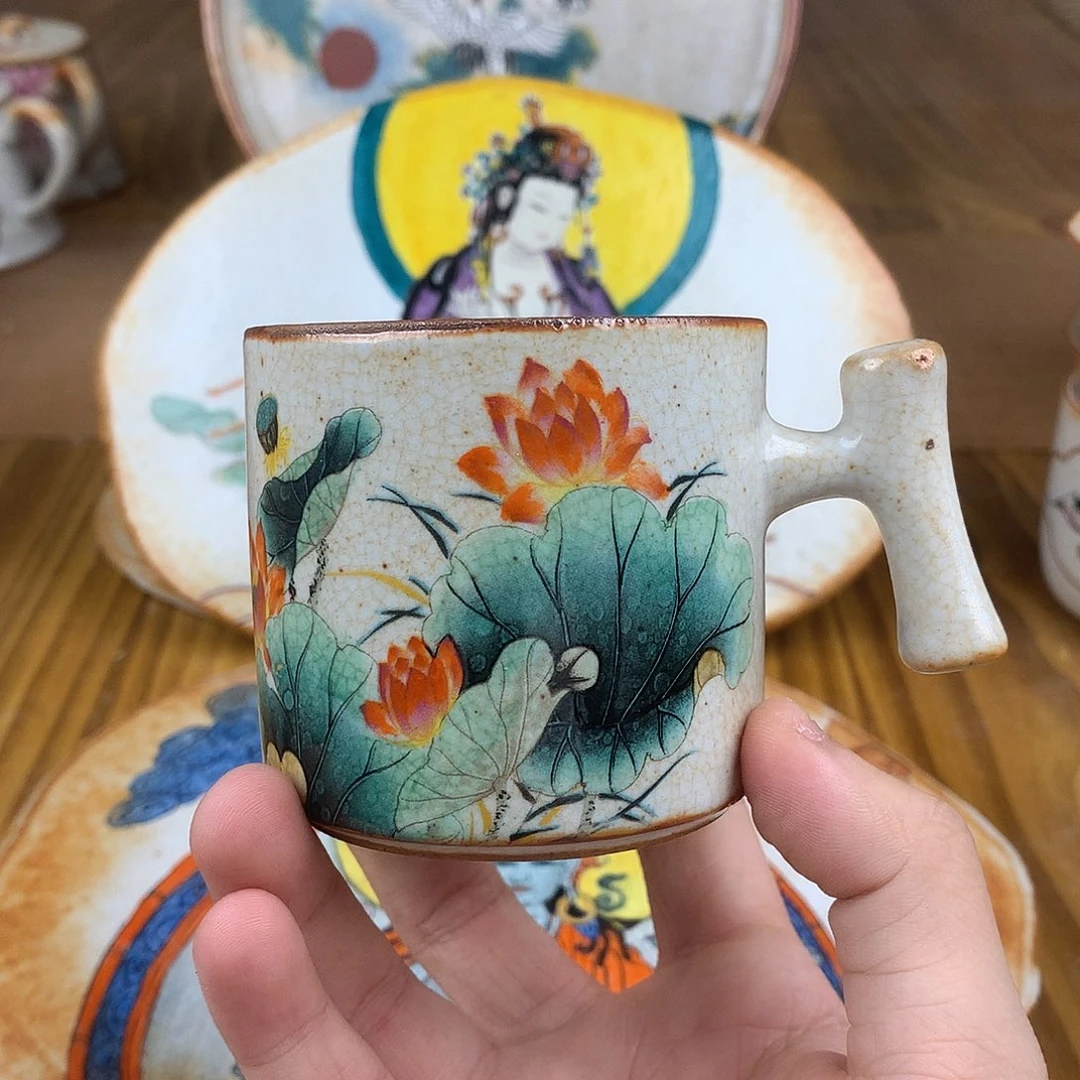 唯***叔杯景德镇陶瓷手作