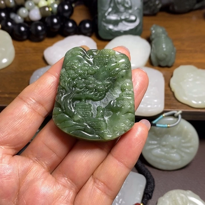 颈饰未镶嵌和田玉