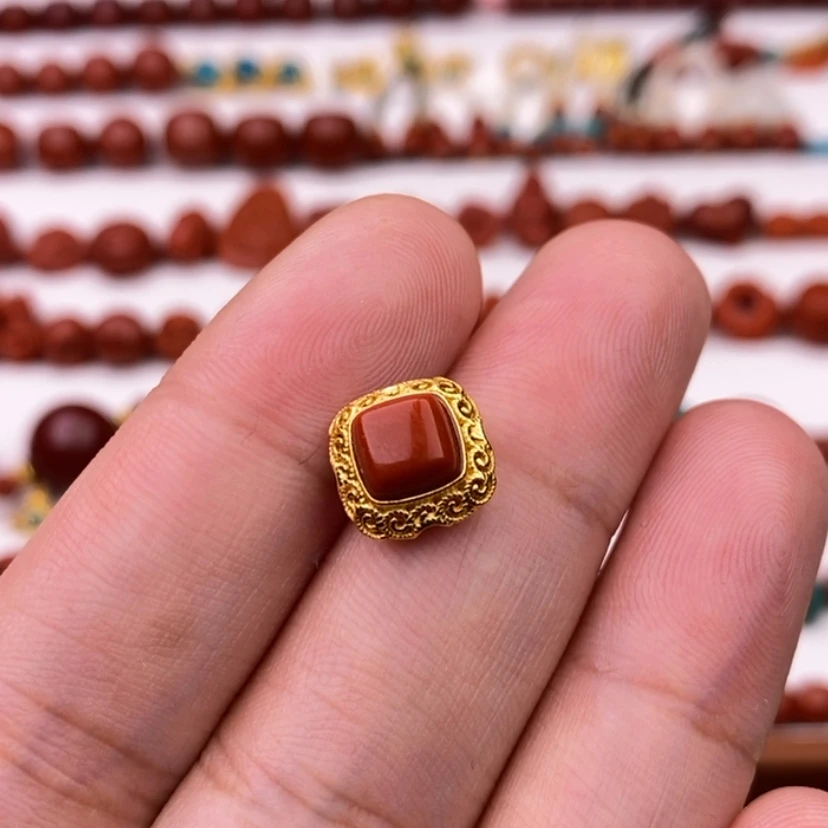 【闪购商品】银S925镶嵌配饰南红玛瑙