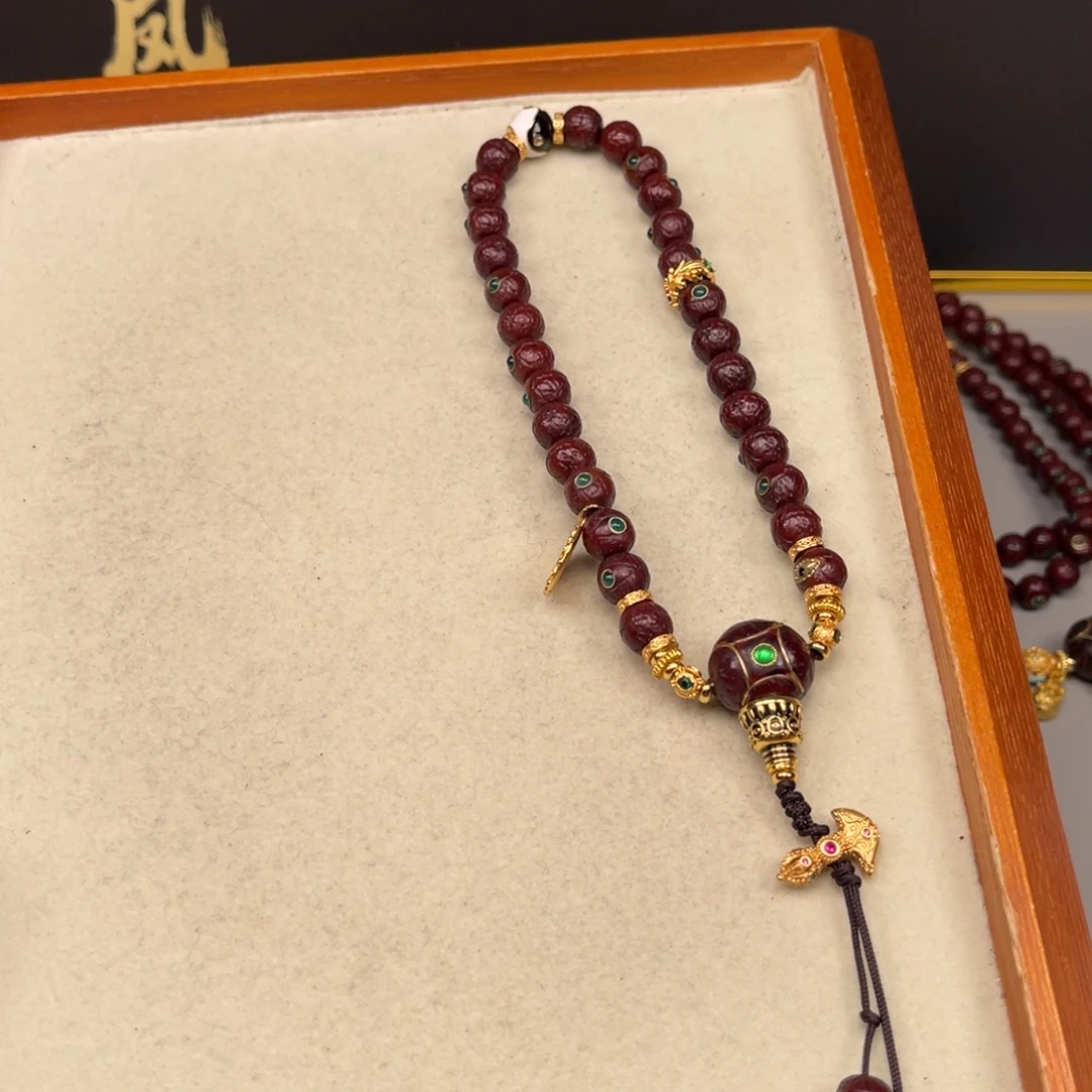 电***狼凤眼菩提吊坠凤眼